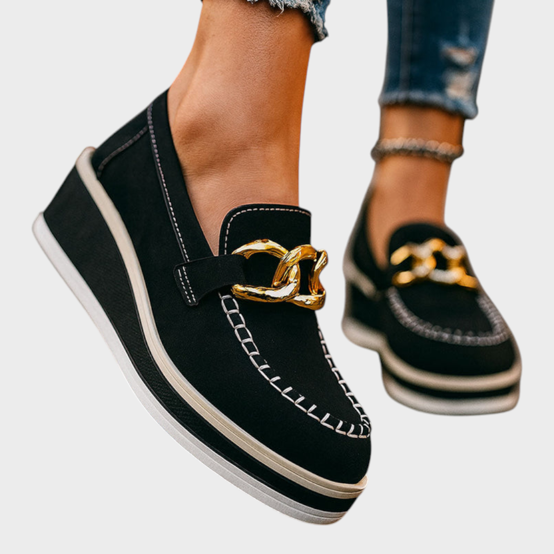 Gisselle | ΠΑΠΟΥΤΣΙΑ LOAFER ΜΕ ΠΛΑΤΦΟΡΜΑ CHAIN COMFORT