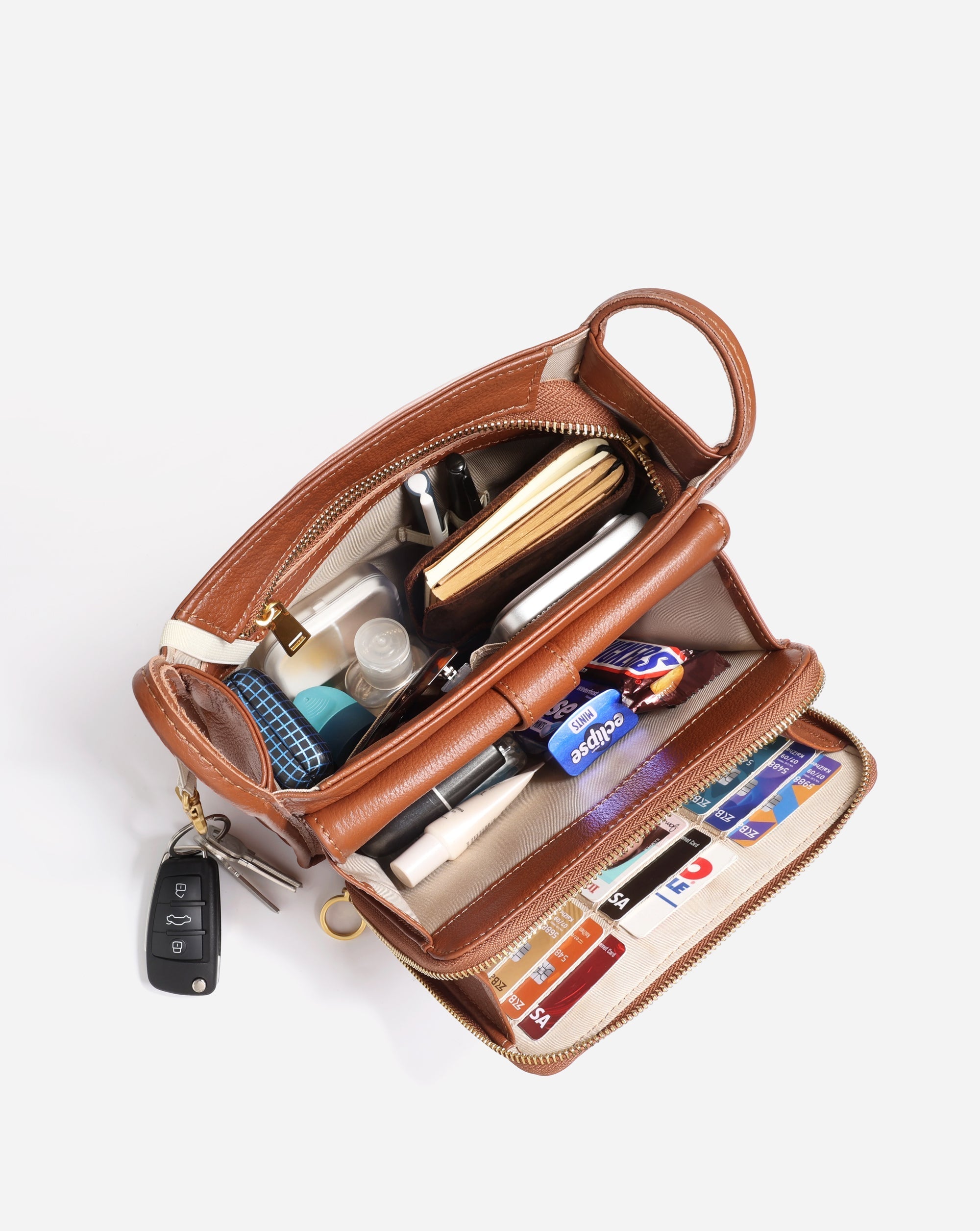 Athena - Μίνι Τσάντα Crossbody / Πορτοφόλι 2.2L με Μοναδικό Σχέδιο (Unique Design Mini Crossbody Bag / Wallet 2.2L)