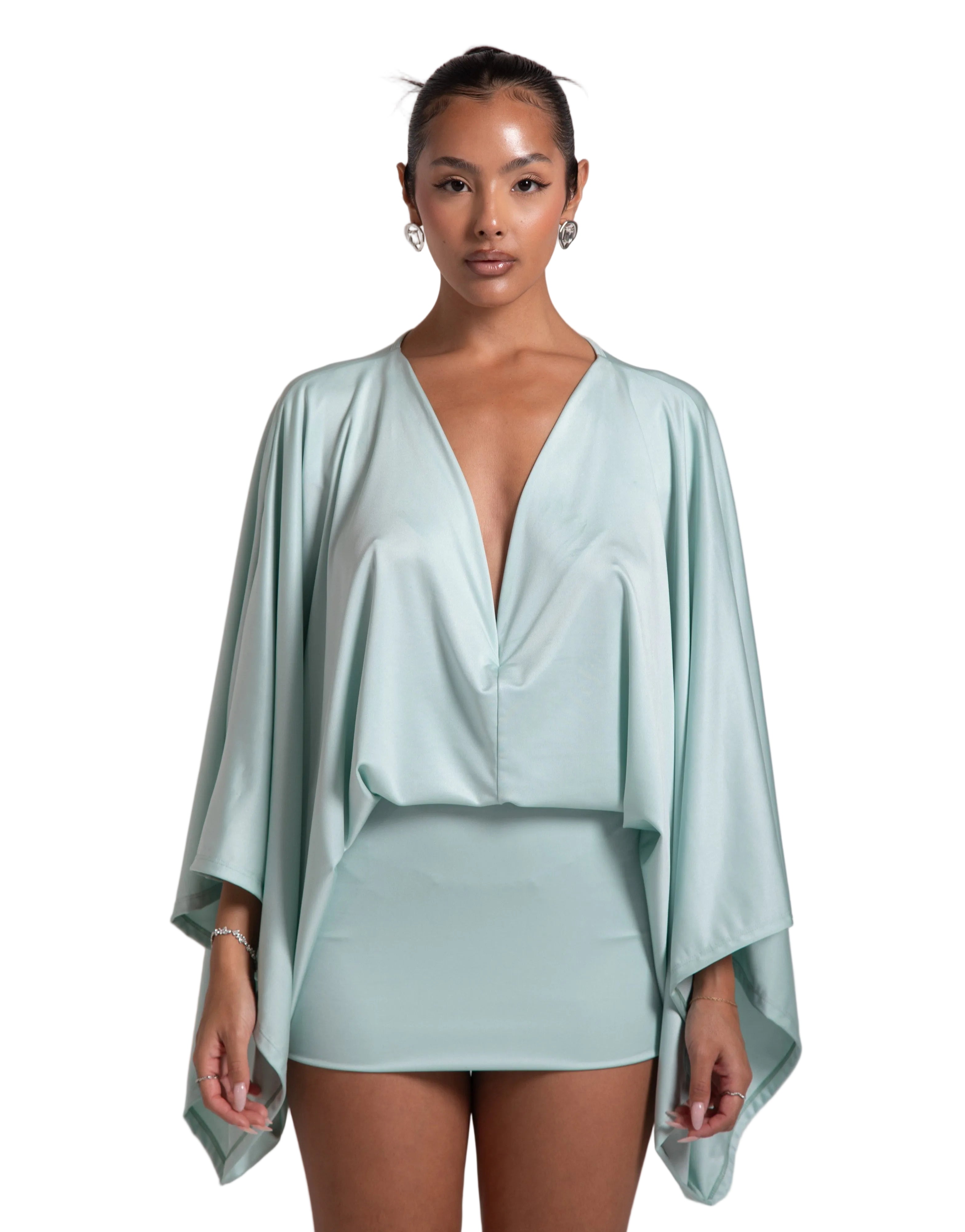 ISLA MINI ΦΟΡΕΜΑ - ΑΠΑΛΟ ΠΡΑΣΙΝΟ ΤΗΣ ΜΕΝΤΑΣ (MINI DRESS - LIGHT MINT GREEN)
