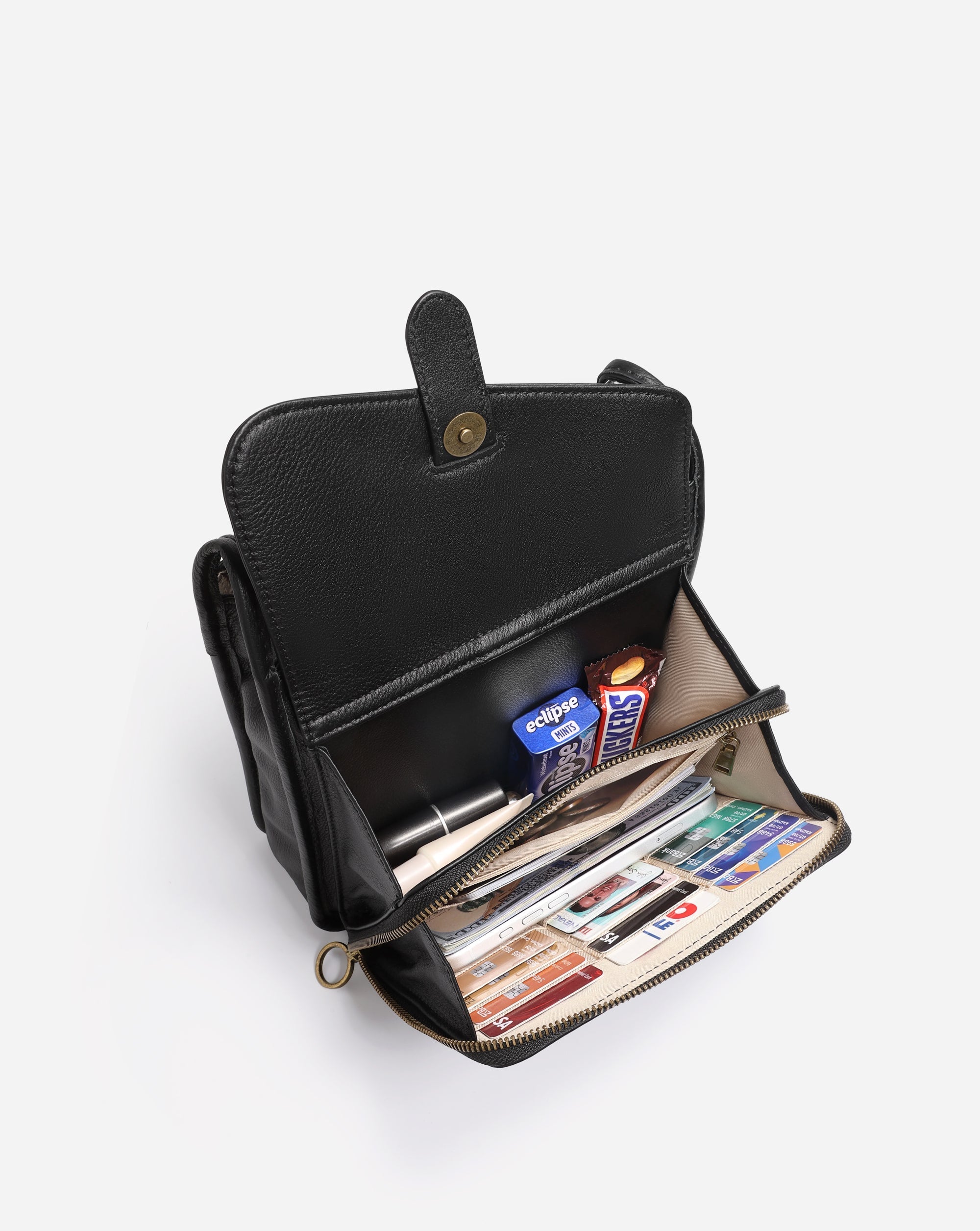 Athena - Μίνι Τσάντα Crossbody / Πορτοφόλι 2.2L με Μοναδικό Σχέδιο (Unique Design Mini Crossbody Bag / Wallet 2.2L)