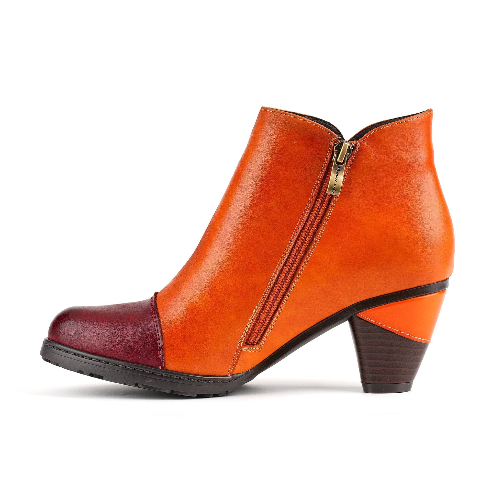 Brooklyn - Retro Boho Floral Charm Μποτάκια (Retro Boho Floral Charm Ankle Boots)