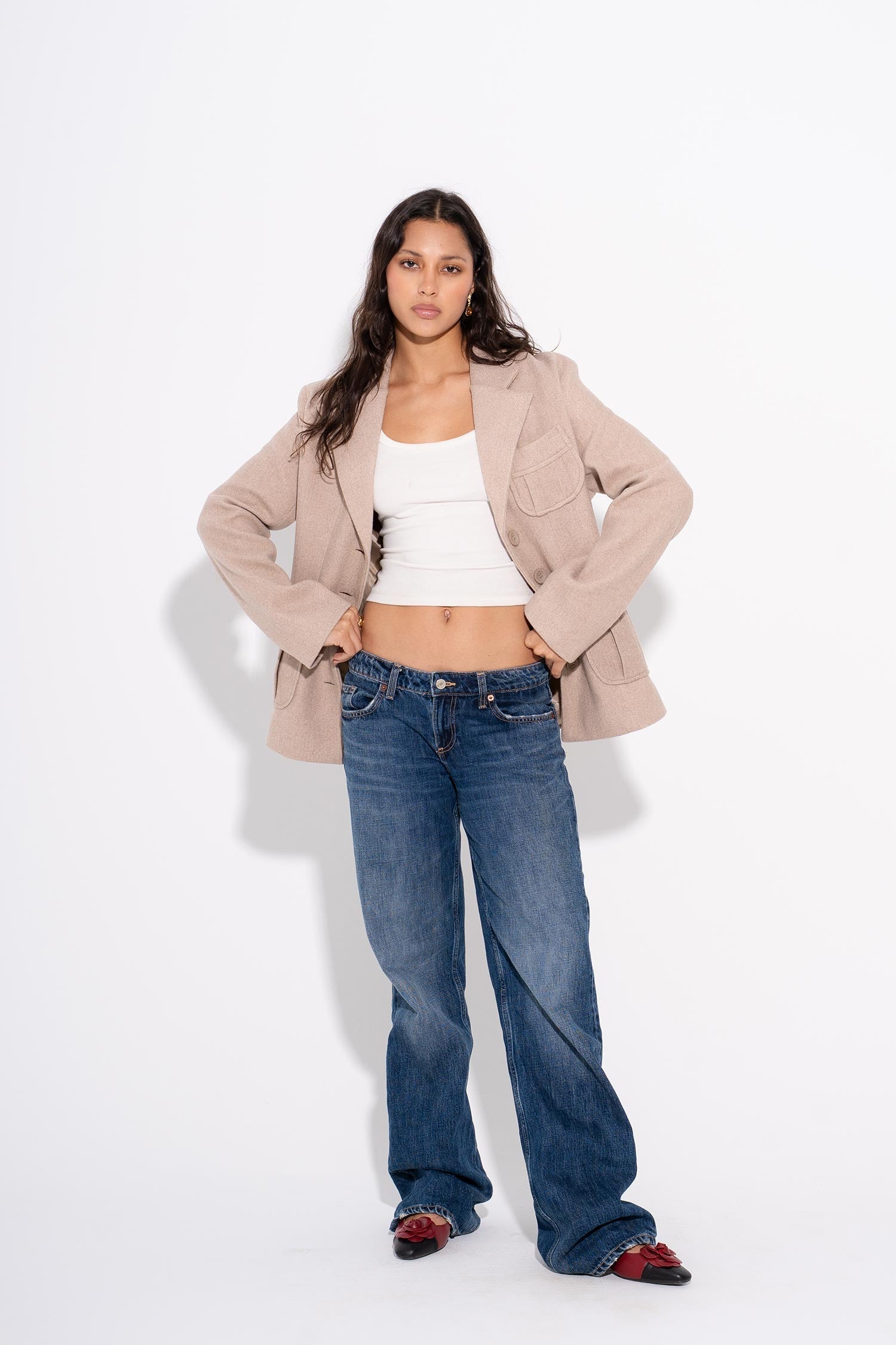 Mona - Daily Slay Σακάκι - Μπεζ (Daily Slay Blazer - Beige)