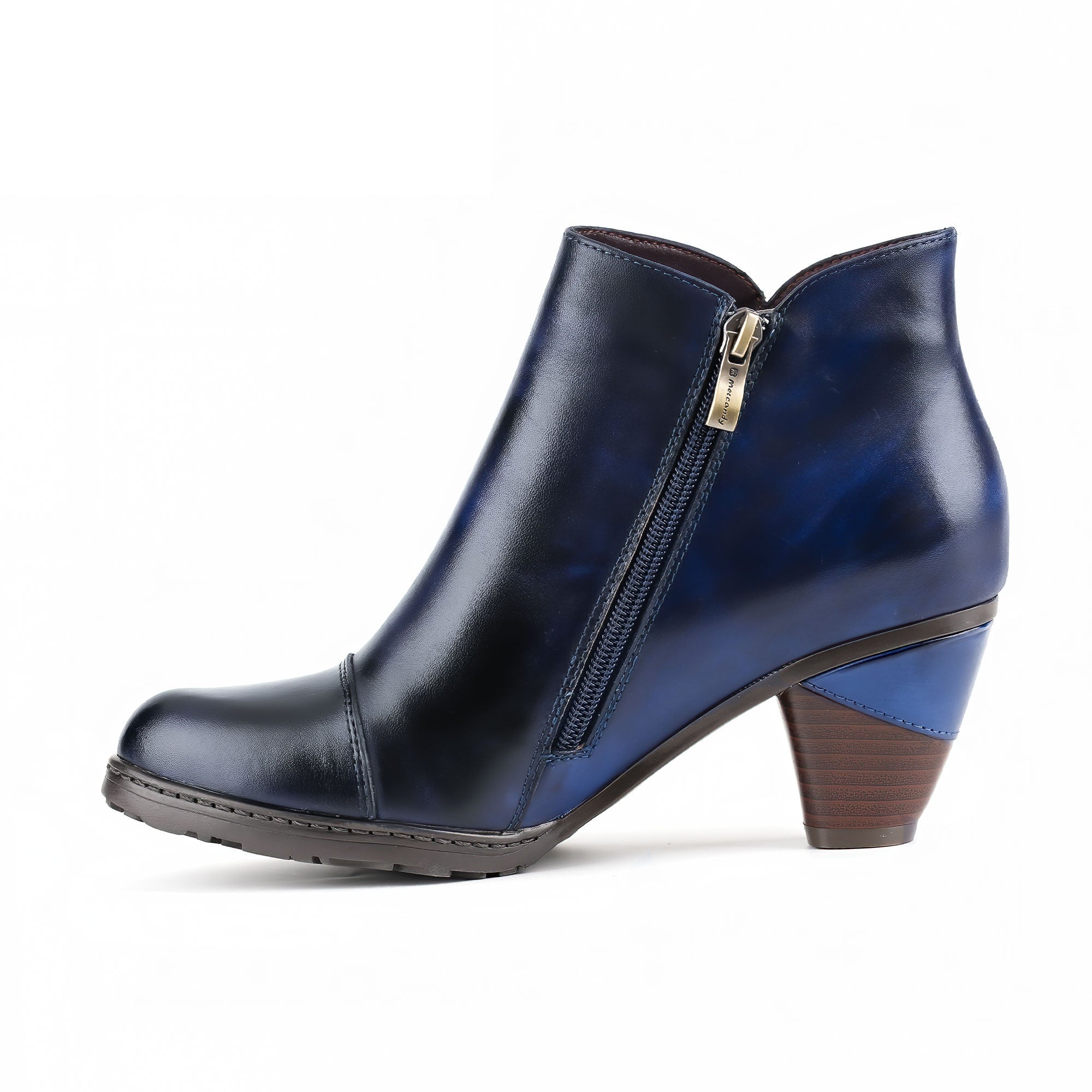 Brooklyn - Retro Boho Floral Charm Μποτάκια (Retro Boho Floral Charm Ankle Boots)