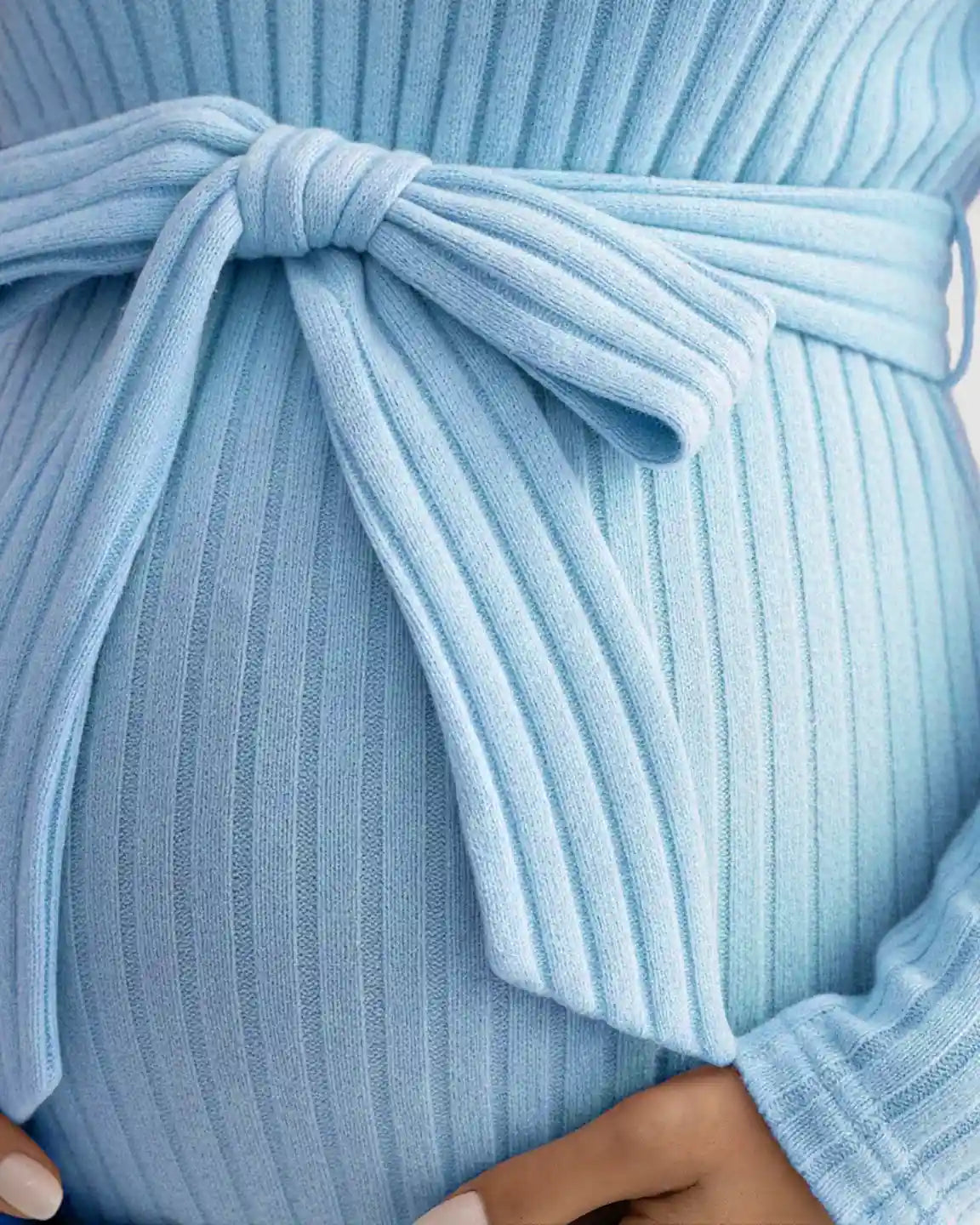 Gloria - Ribbed Maternity Τοπ με Δέσιμο στη Μέση (Tie-Waist Ribbed Maternity Top) --- **Θα θέλατε να μεταφράσω και την περιγραφή του προϊόντος ή να προσθέσω λέξεις-κλειδιά για SEO;**