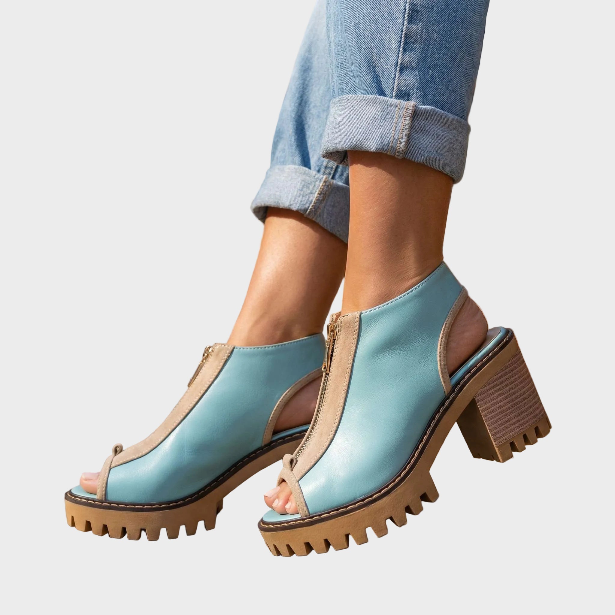 Larissa Ψηλοτάκουνα με Φερμουάρ (Zipper Heels)