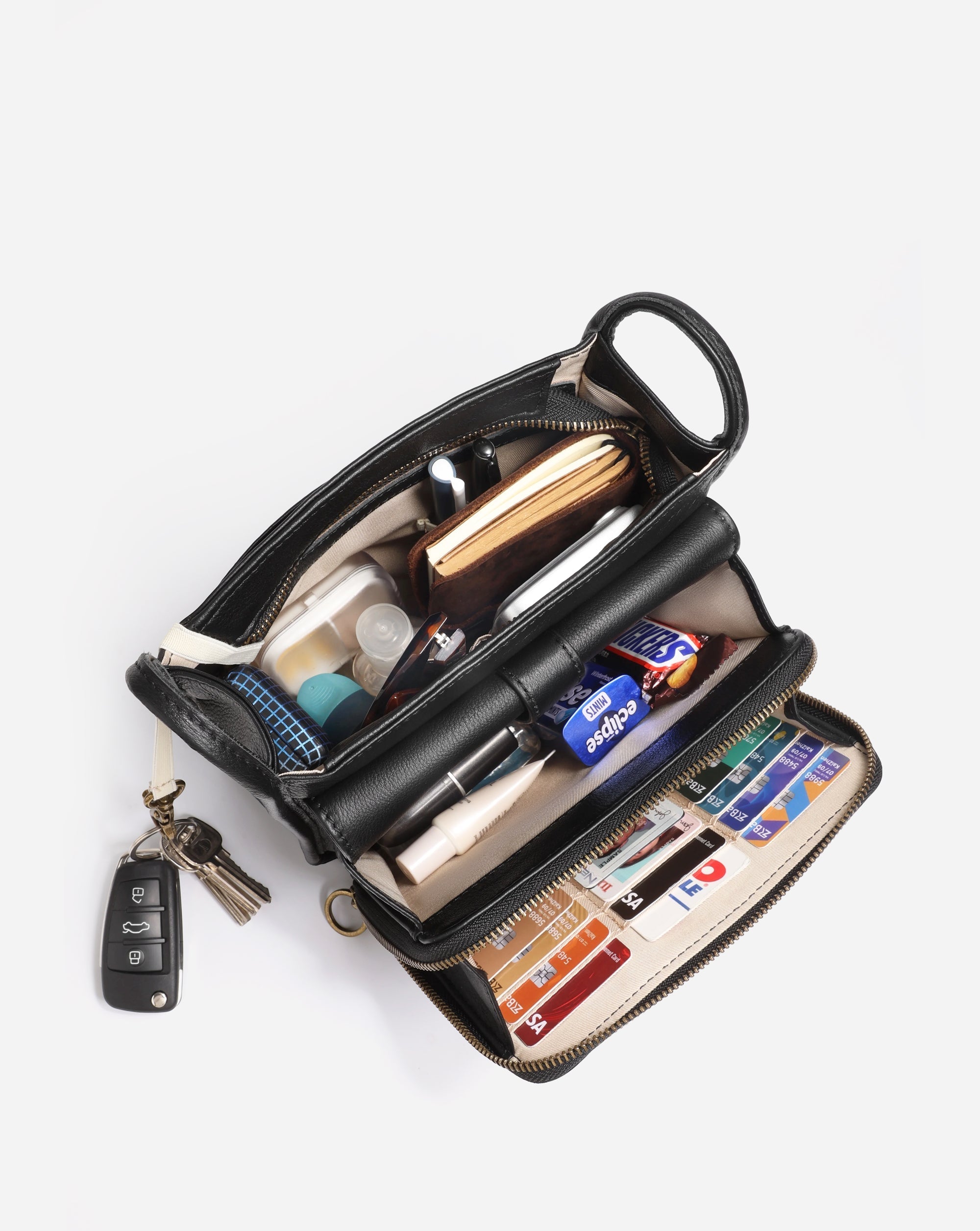 Athena - Μίνι Τσάντα Crossbody / Πορτοφόλι 2.2L με Μοναδικό Σχέδιο (Unique Design Mini Crossbody Bag / Wallet 2.2L)