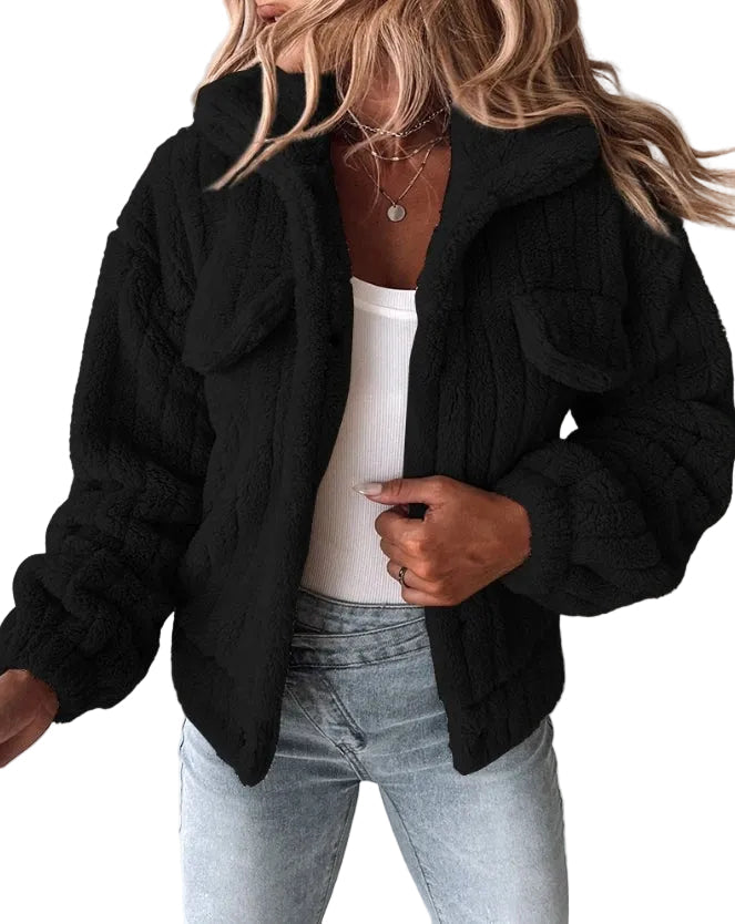 Amira -  Πλεκτό Fleece Sherpa (Ribbed Fleece Sherpa)