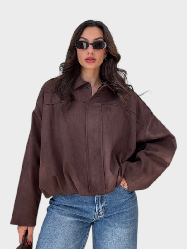 Vita | Σουέντ bomber τζάκετ