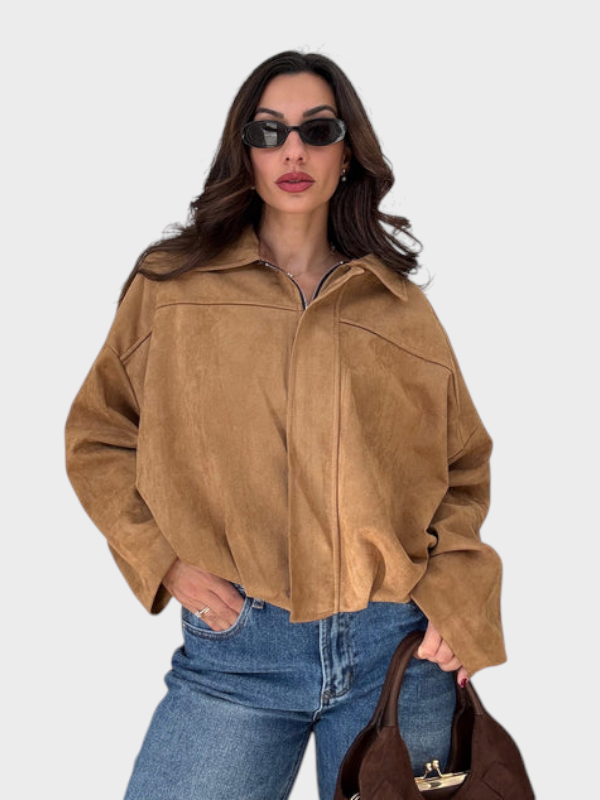 Vita | Σουέντ bomber τζάκετ