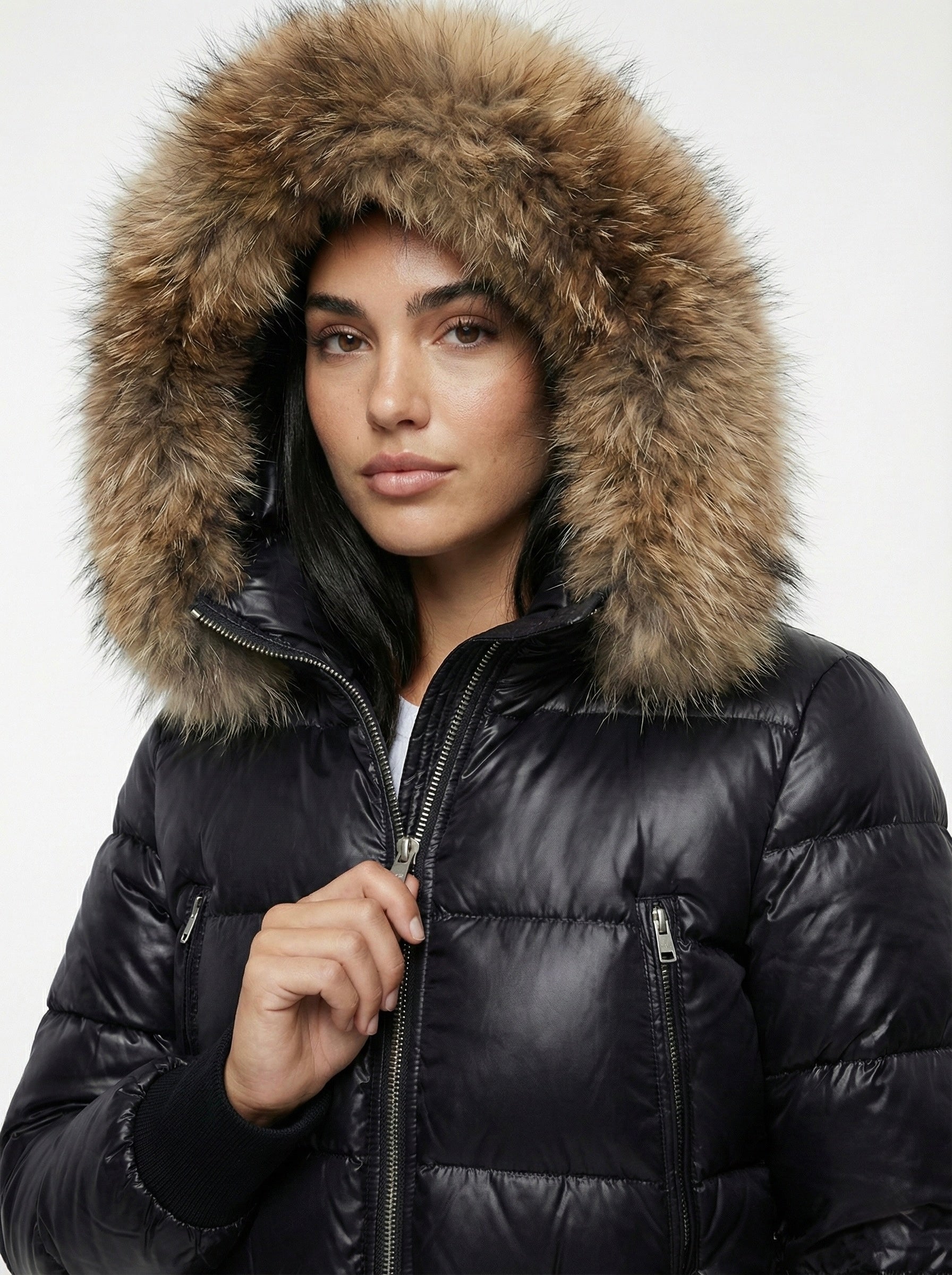 Savoy | Τζάκετ Puffer με Κουκούλα και Τεχνητή Γούνα (Faux Fur Hooded Puffer Jacket)