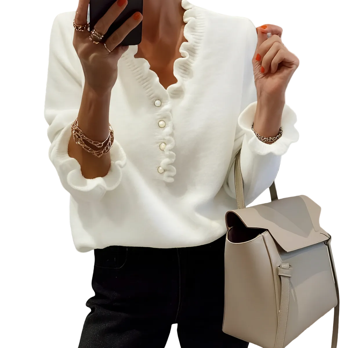 Nell - Πολυτελής Κομψή Μπλούζα (Luxury elegant blouse)