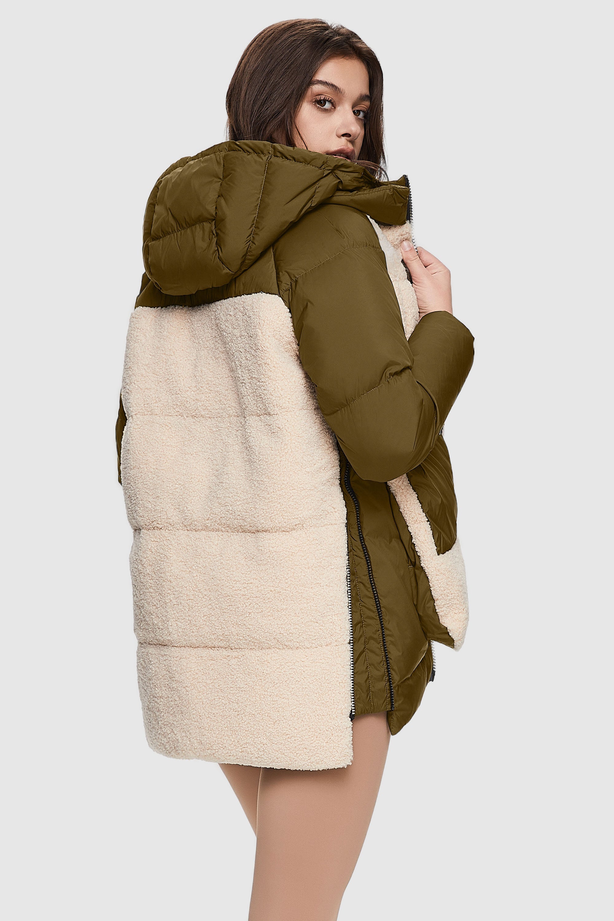 Irene - Φλις πουπουλένιο μπουφάν (Fleece Down Puffer)