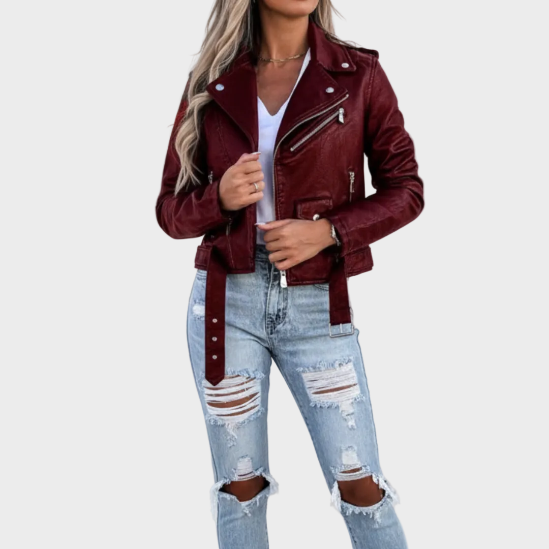 Adira Δερματίνη Moto Jacket (Faux-Leather Moto Jacket)
