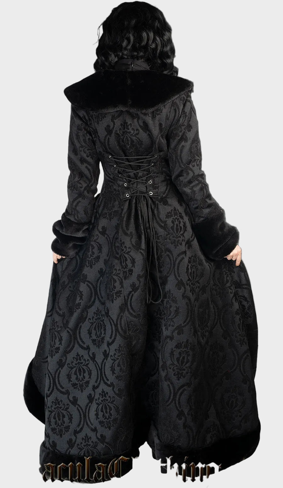 Sora | Μαύρο Χειμερινό Παλτό με Τσέπες (Black Pocket Winter Coat)