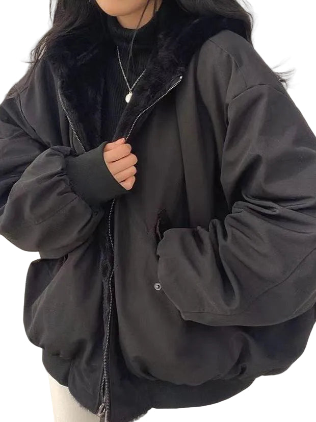 Napoli - Oversized Ζακέτα με Φερμουάρ (Oversized Zip Jacket)