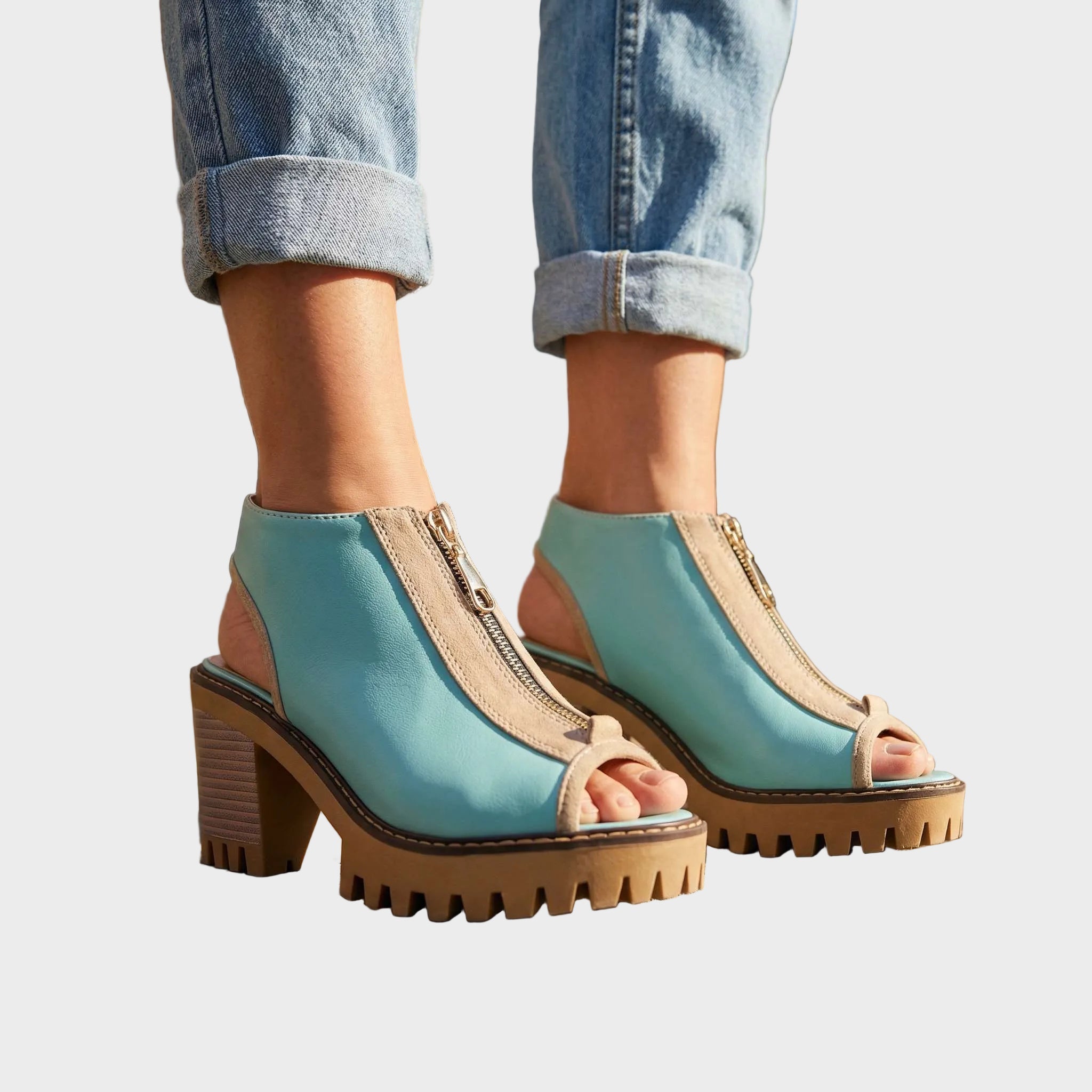 Larissa Ψηλοτάκουνα με Φερμουάρ (Zipper Heels)